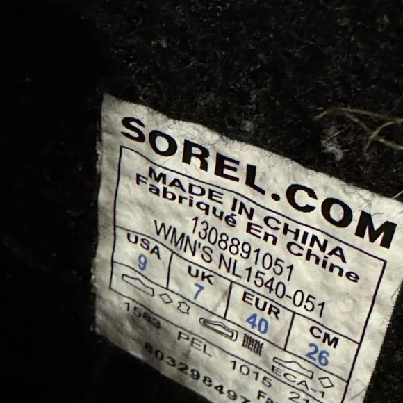 Sorrel Joan of Arc Artic Grey Suede Faux Fur Tim Waterproof Winter Boots Size 9 - Picture 10 of 14